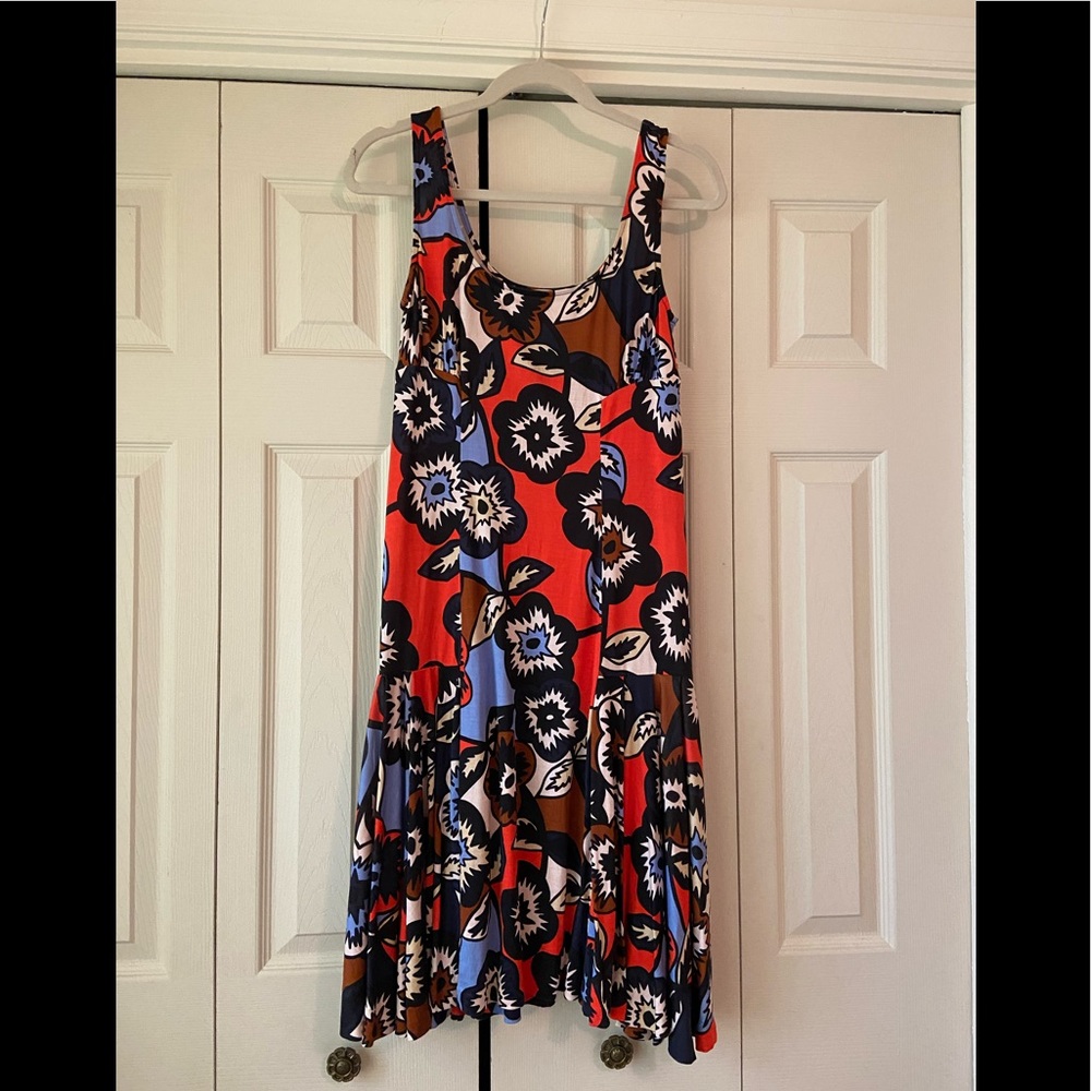 Diane Von Furstenburg Red Silk Dress